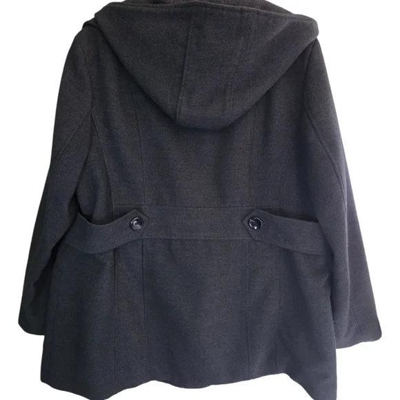 Style & Co. Womens Peacoat - Charcoal Grey - Sz 18W - Picture 3 of 4